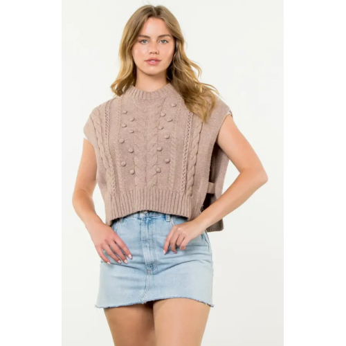 THML Sleeveless knit top