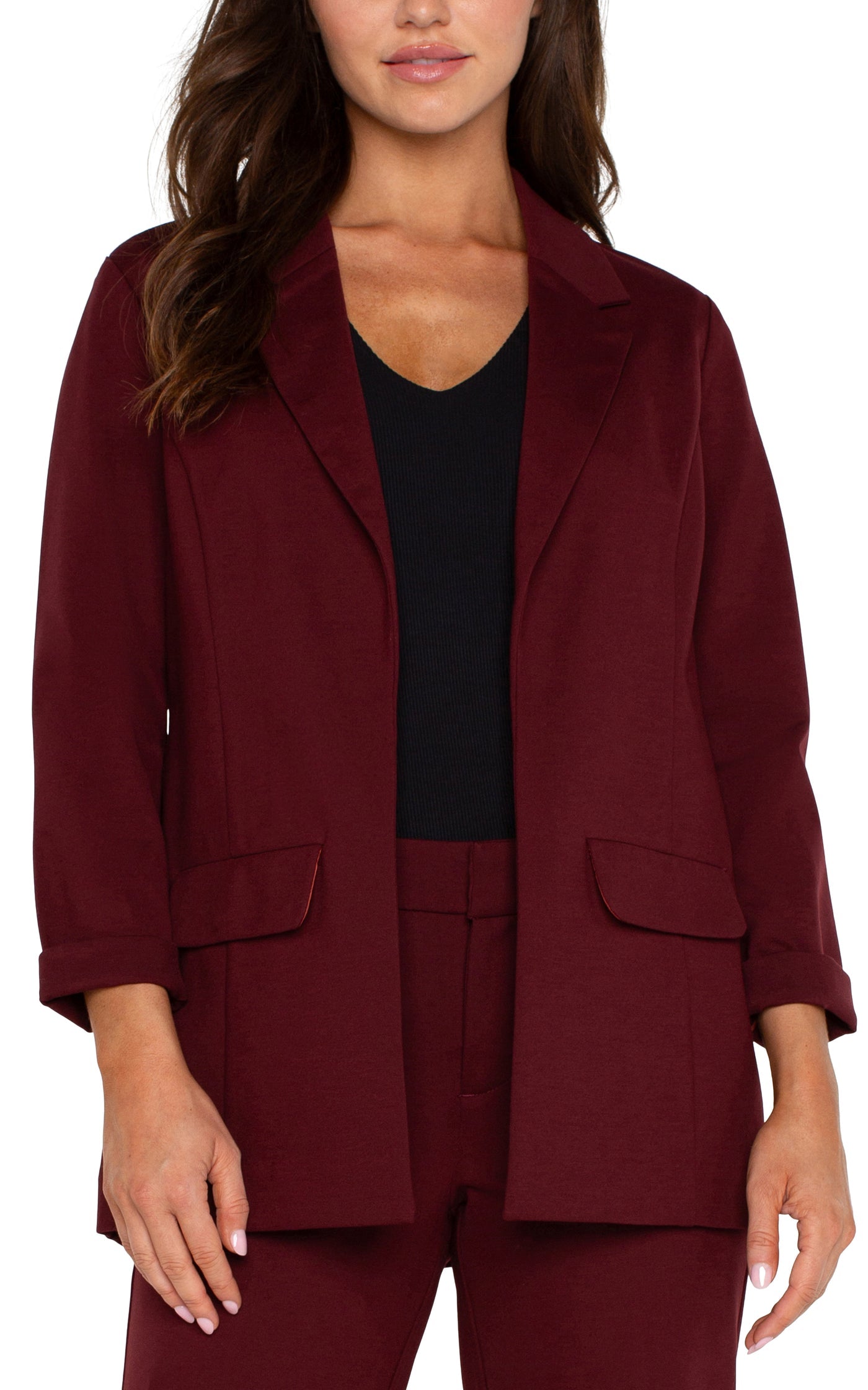 Liverpool Boyfriend Blazer (Bordeaux)