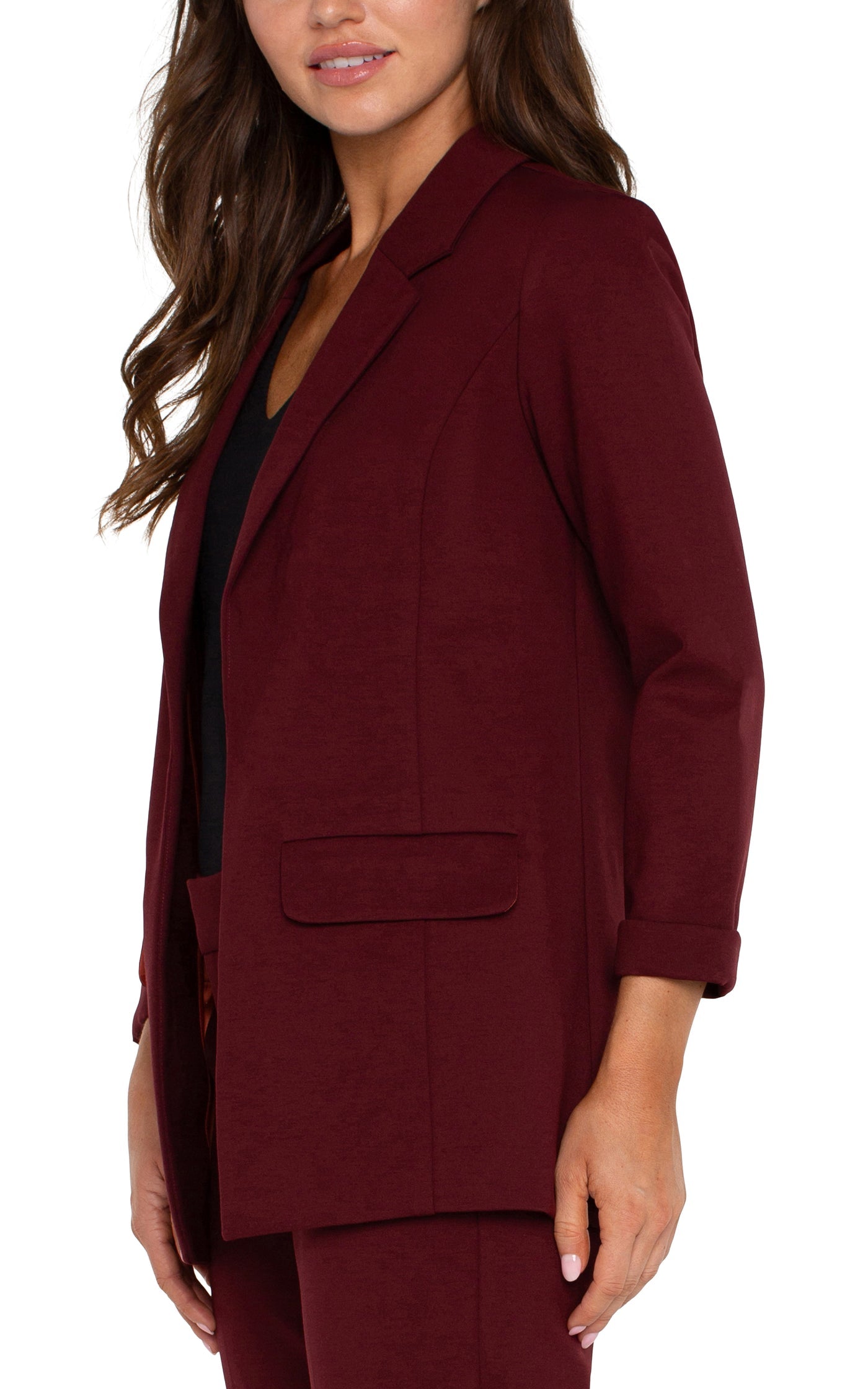 Liverpool Boyfriend Blazer (Bordeaux)