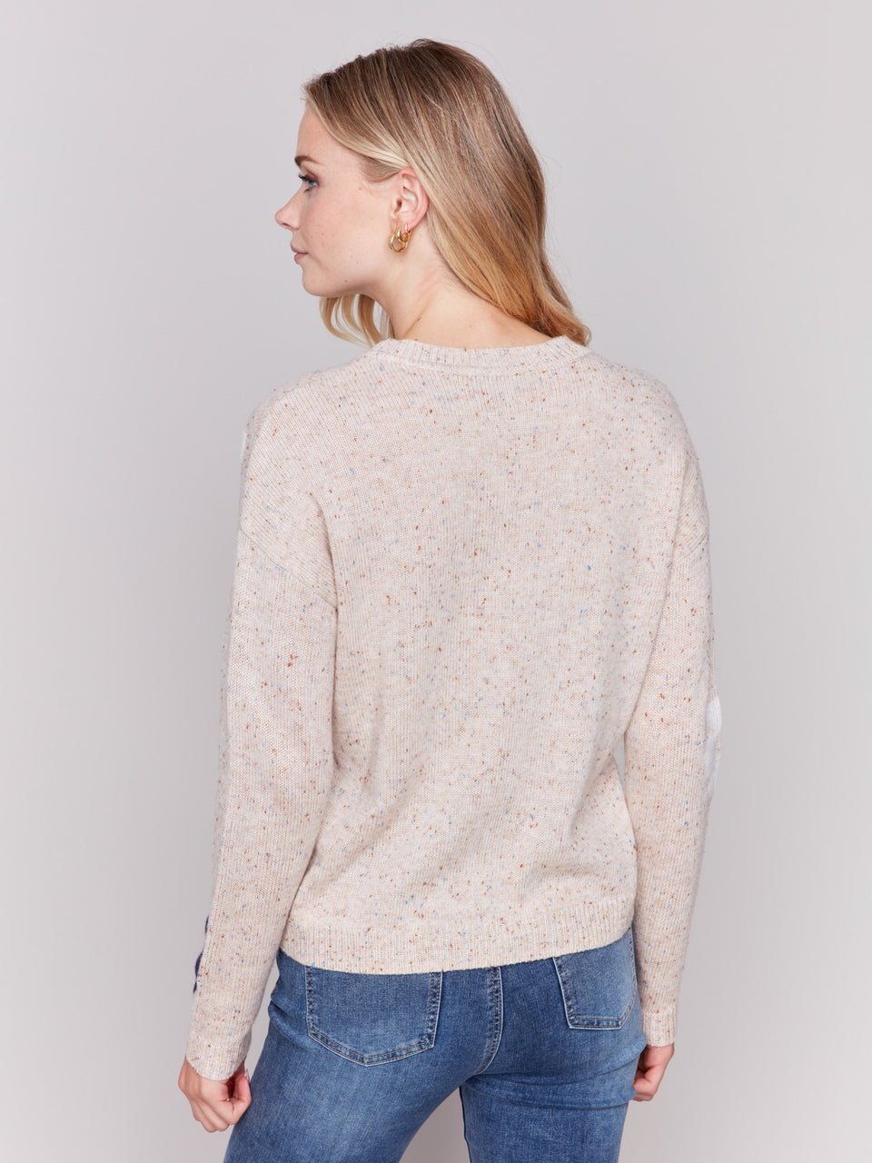 Charlie B Neps Yarn Knit Sweater