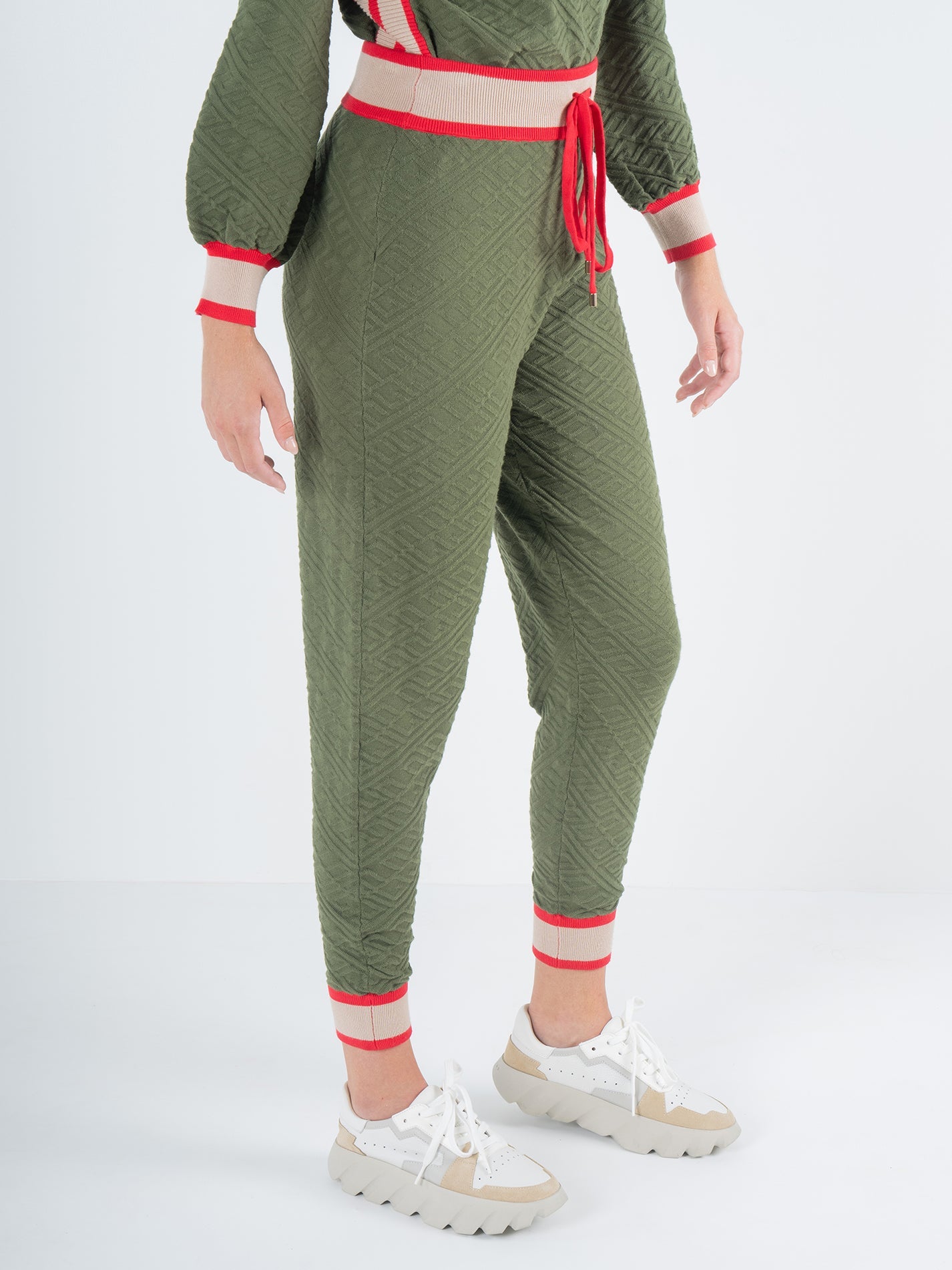 Emily McCarthy Downtown Jogger-Olive Night Monogram