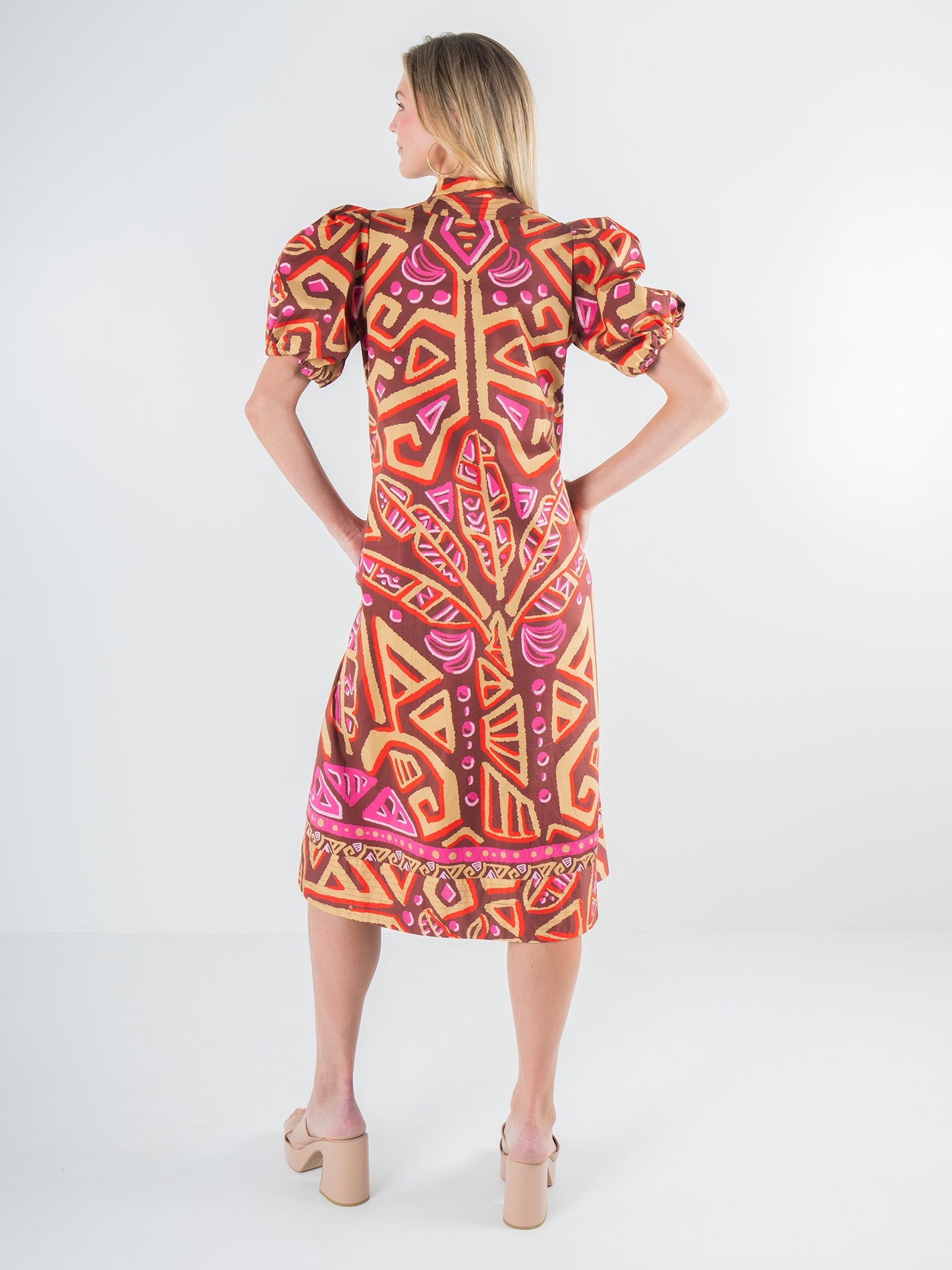 Emily McCarthy Hampton Dress-Tribal Palm