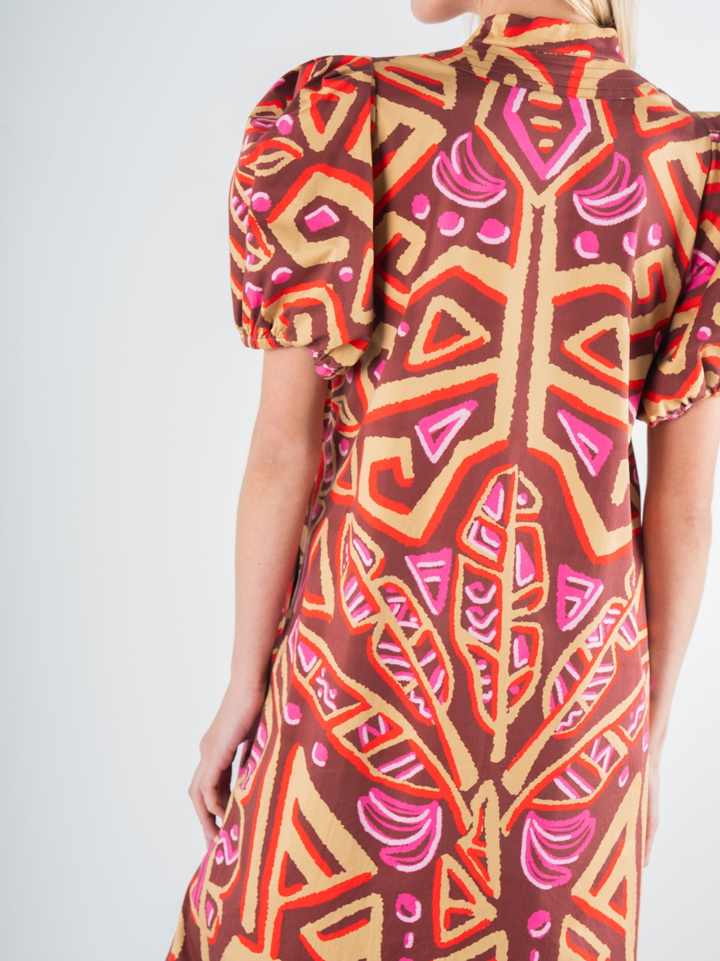 Emily McCarthy Hampton Dress-Tribal Palm