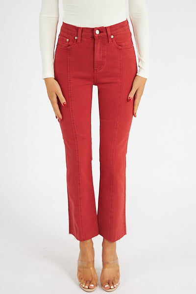 Pistola Lennon Seamed Rouge Pants