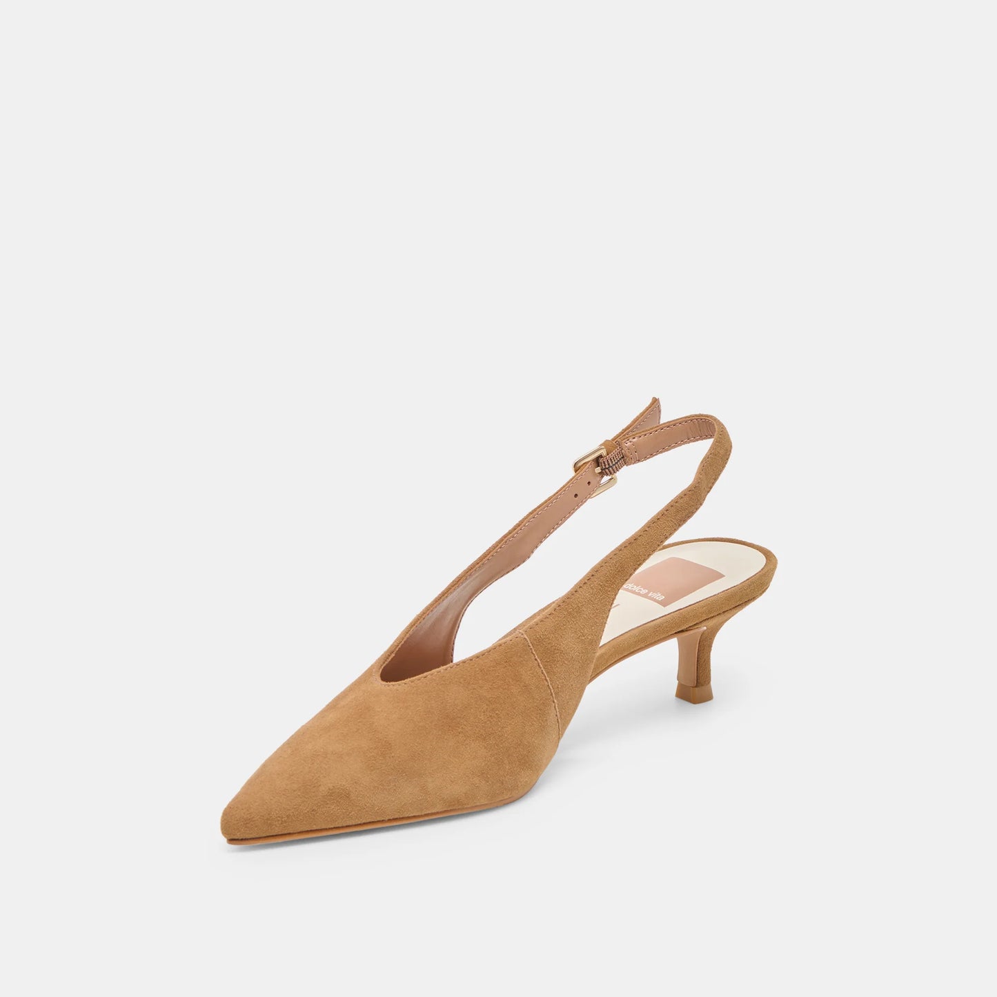 Alenna Light Brown Suede