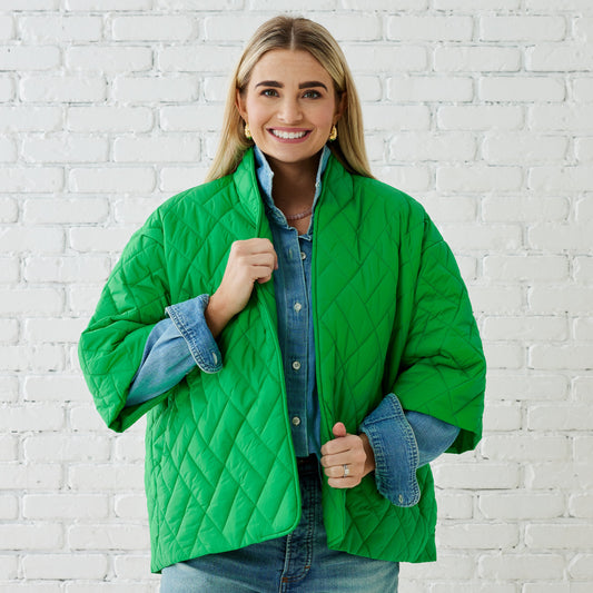 PENNY PUFFER KELLY GREEN