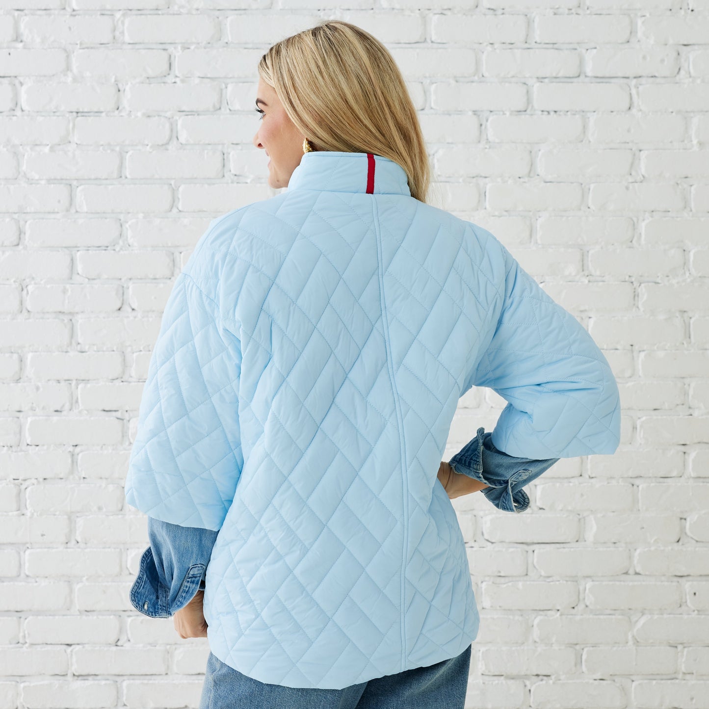 PENNY PUFFER LIGHT BLUE