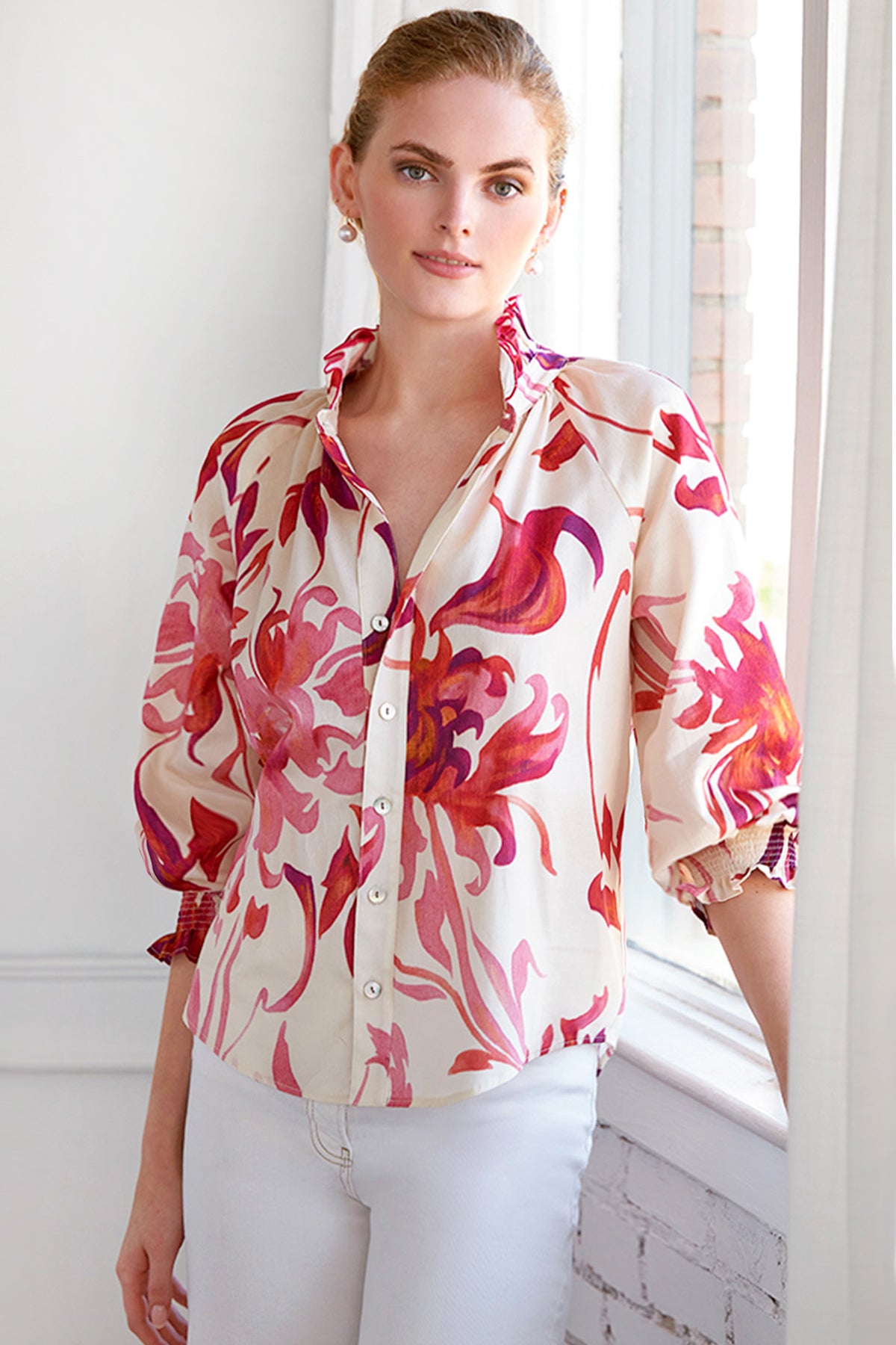 FIONA SHIRT KYOTO FLORAL