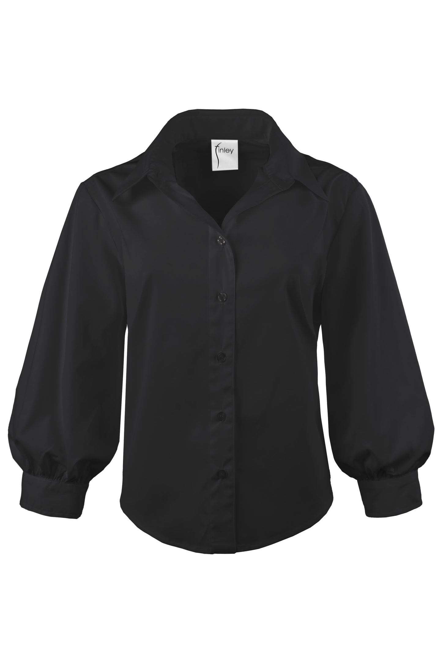 CORA SHIRT SOLID SILKY POPLIN