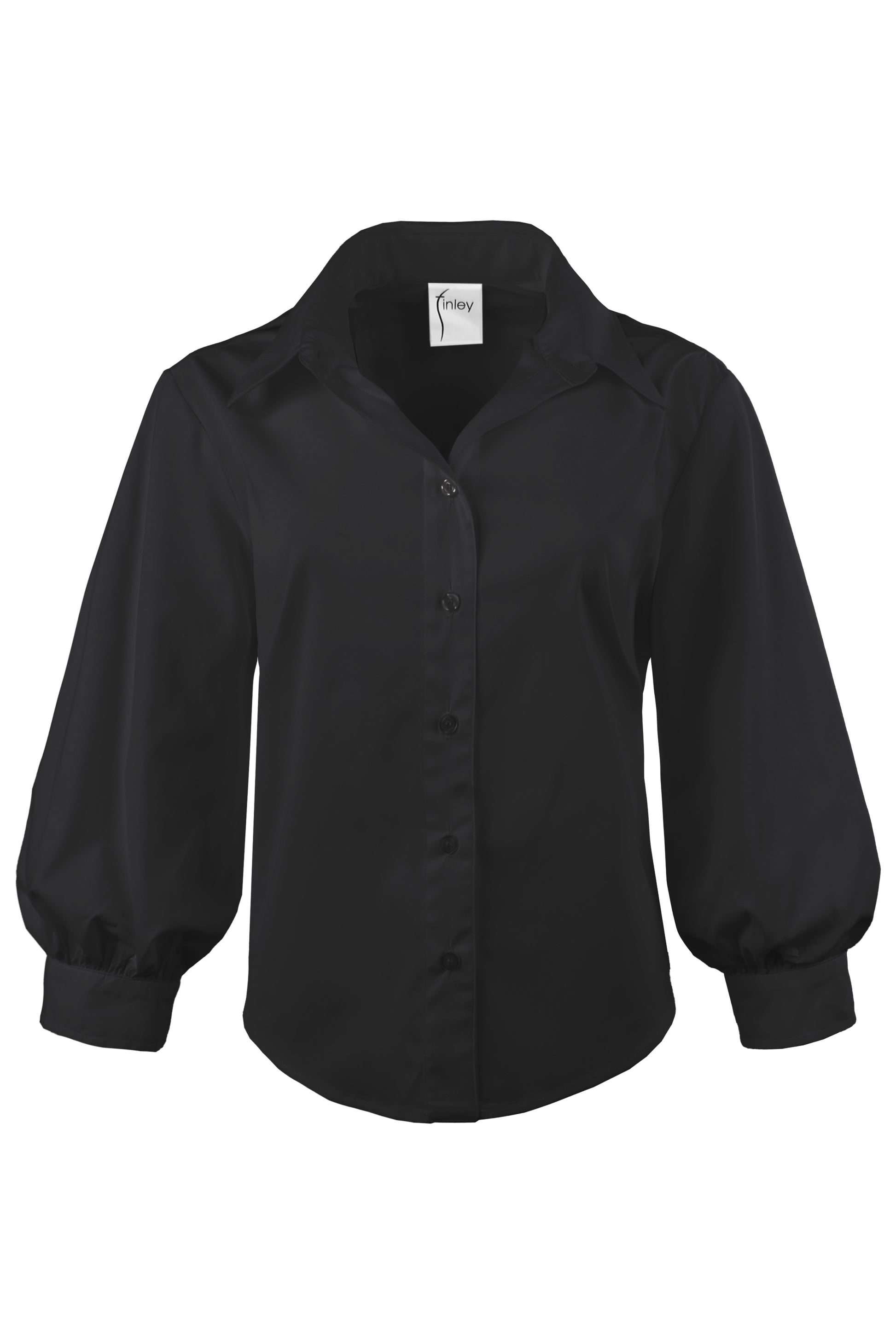 CORA SHIRT SOLID SILKY POPLIN