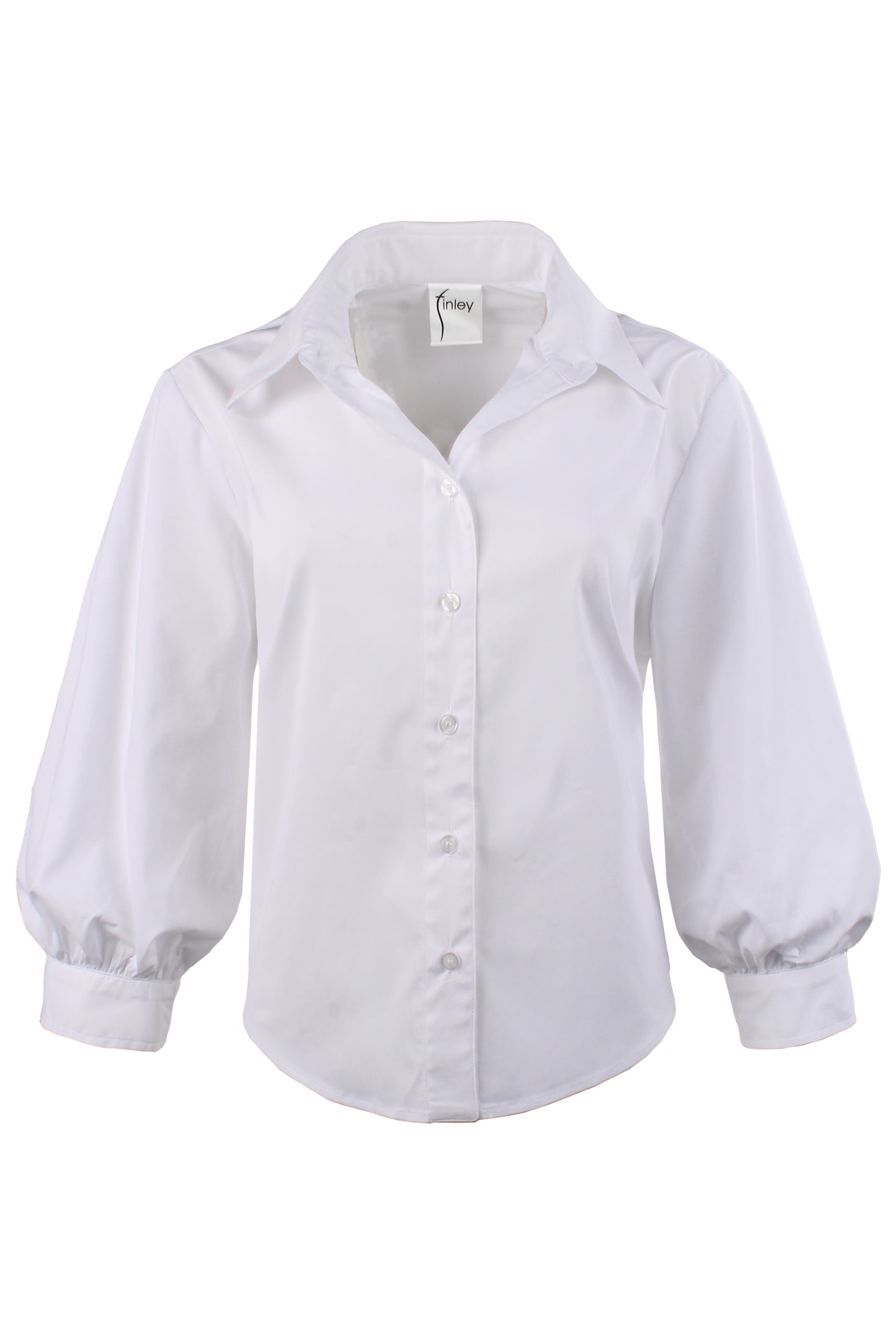CORA SHIRT SOLID SILKY POPLIN
