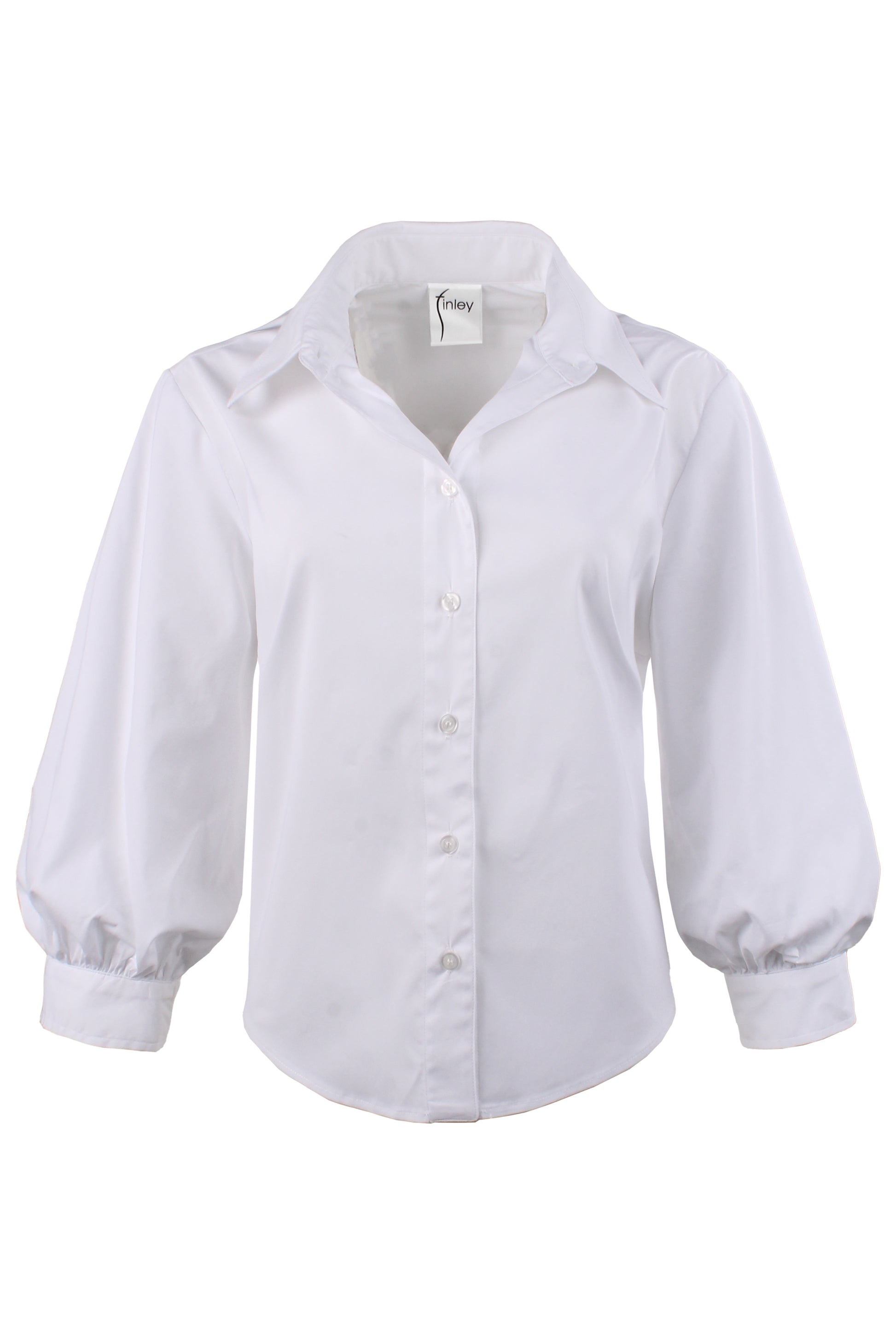 CORA SHIRT SOLID SILKY POPLIN